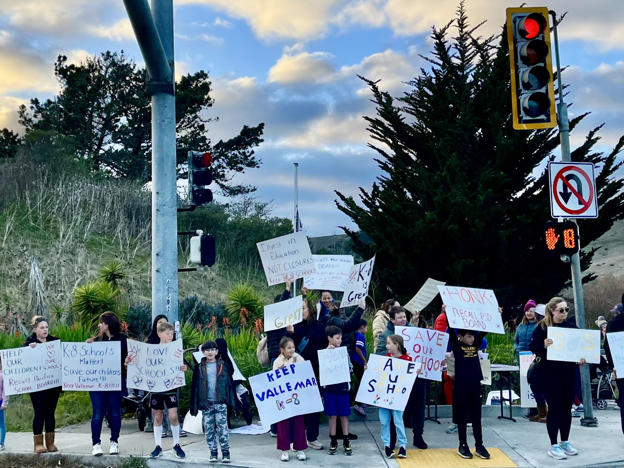 Pacifica School District Protest